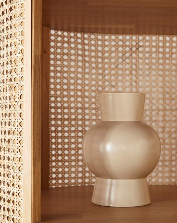 Bild 3 von Leonique Tischvase Karly (1 St), Dekovase, aus Steingut, Höhe ca. 26,5 cm