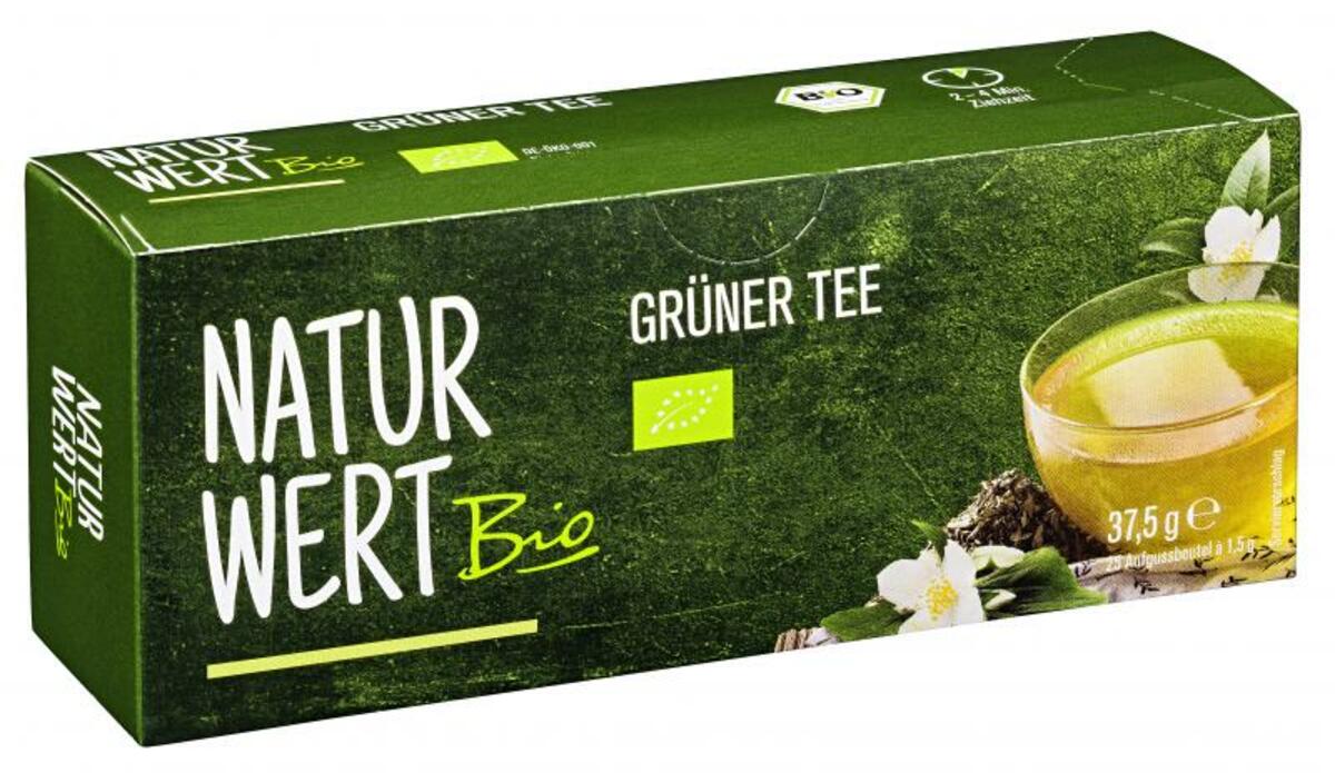Bild 1 von NaturWert Bio Grüner Tee