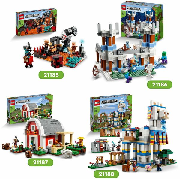 Bild 2 von LEGO® Konstruktionsspielsteine Die Netherbastion (21185), LEGO® Minecraft, (300 St), Made in Europe