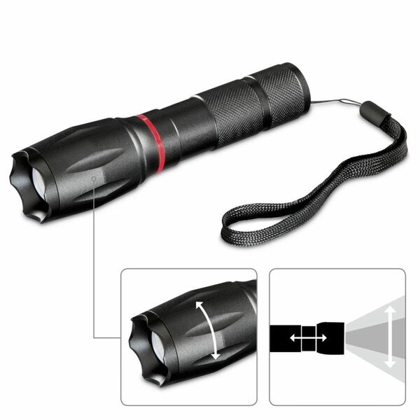 Bild 2 von Hama LED Taschenlampe LED-Taschenlampe "Solid Pro", 200 Lumen, 5 W, - LED-Farbe: Weiß - Durchmesser: 3,5 cm - Batterietyp: AAA Micro