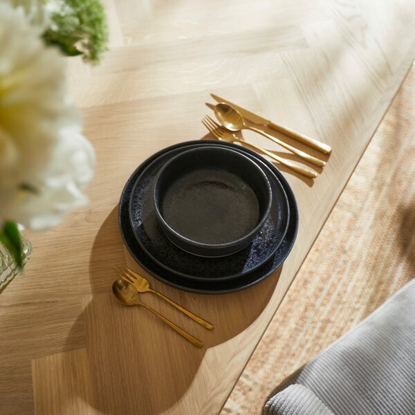 Bild 4 von Guido Maria Kretschmer Home&Living Tafelservice Geschirr-Set Luk (12-tlg), 4 Personen, Steinzeug, Scandic-Style mit aufwändiger Glasurtechnik