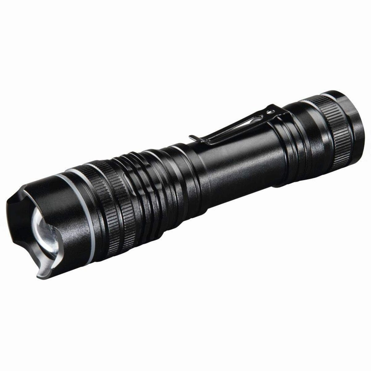 Bild 1 von Hama LED Taschenlampe LED Taschenlampe Outdoor mit Clip, 330 Lumen, 3 Lichtmodi, - LED-Farbe: Rot, Weiß - Leuchtweite: 100 m - 3 AAA Batterien