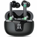 Bild 1 von Mutoy Bluetooth Kopfhörer,Kopfhörer Kabellos Bluetooth 5.3,In Ear Kopfhörer In-Ear-Kopfhörer (Voice Assistant, ANC Noise Cancelling Ohrhörer, 36 Stunden Spielzeit, IPX5 Wasserdicht,LED Anze