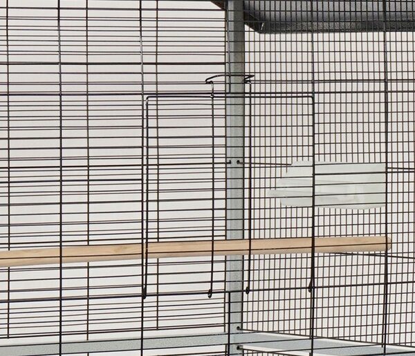 Bild 4 von Dehner Voliere Vogelgehege Hammer Blow, 90 x 176 x 60 cm, mobiles Vogelgehege für Wellensittiche & Ziervögel