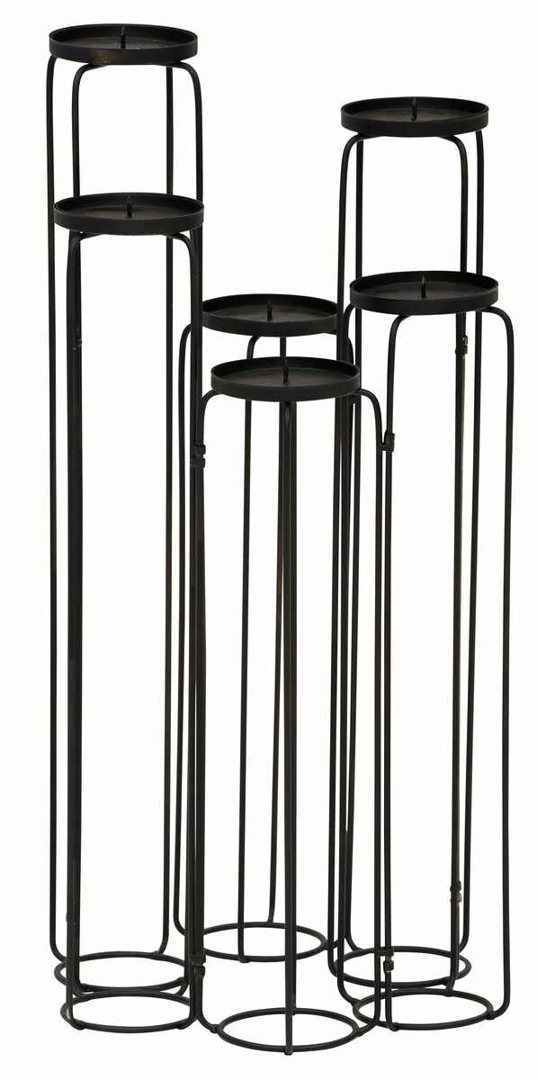 Bild 2 von Leonique Kerzenständer Mareesa (1 St), aus Metall, für Stumpenkerzen, Höhe ca. 65 cm, variabel stellbar