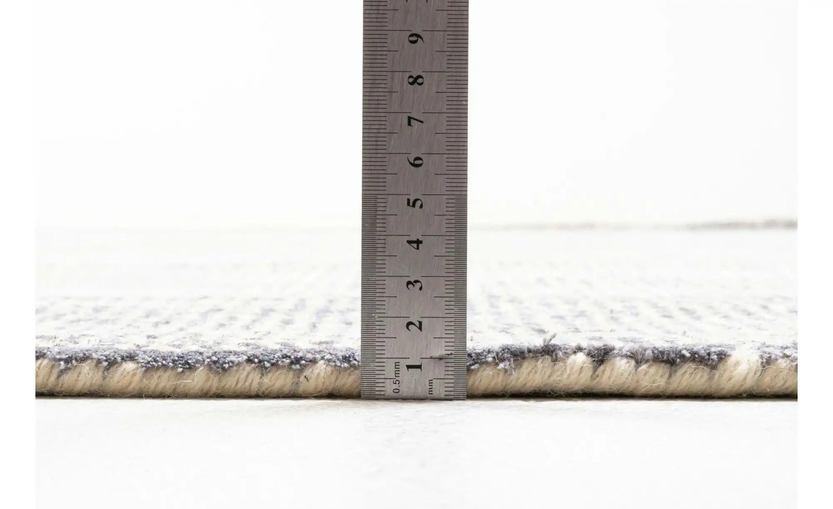 Bild 2 von Wollteppich Groove Silber 160 cm 230 cm 160x230 cm