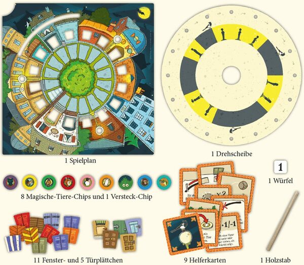 Bild 3 von Kosmos Spiel, Gesellschaftsspiel Die Schule der magischen Tiere - Nicht zu fassen, Made in Germany