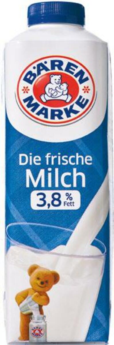 Bild 1 von Bärenmarke Die frische Milch 3,8 % Fett 1 Liter