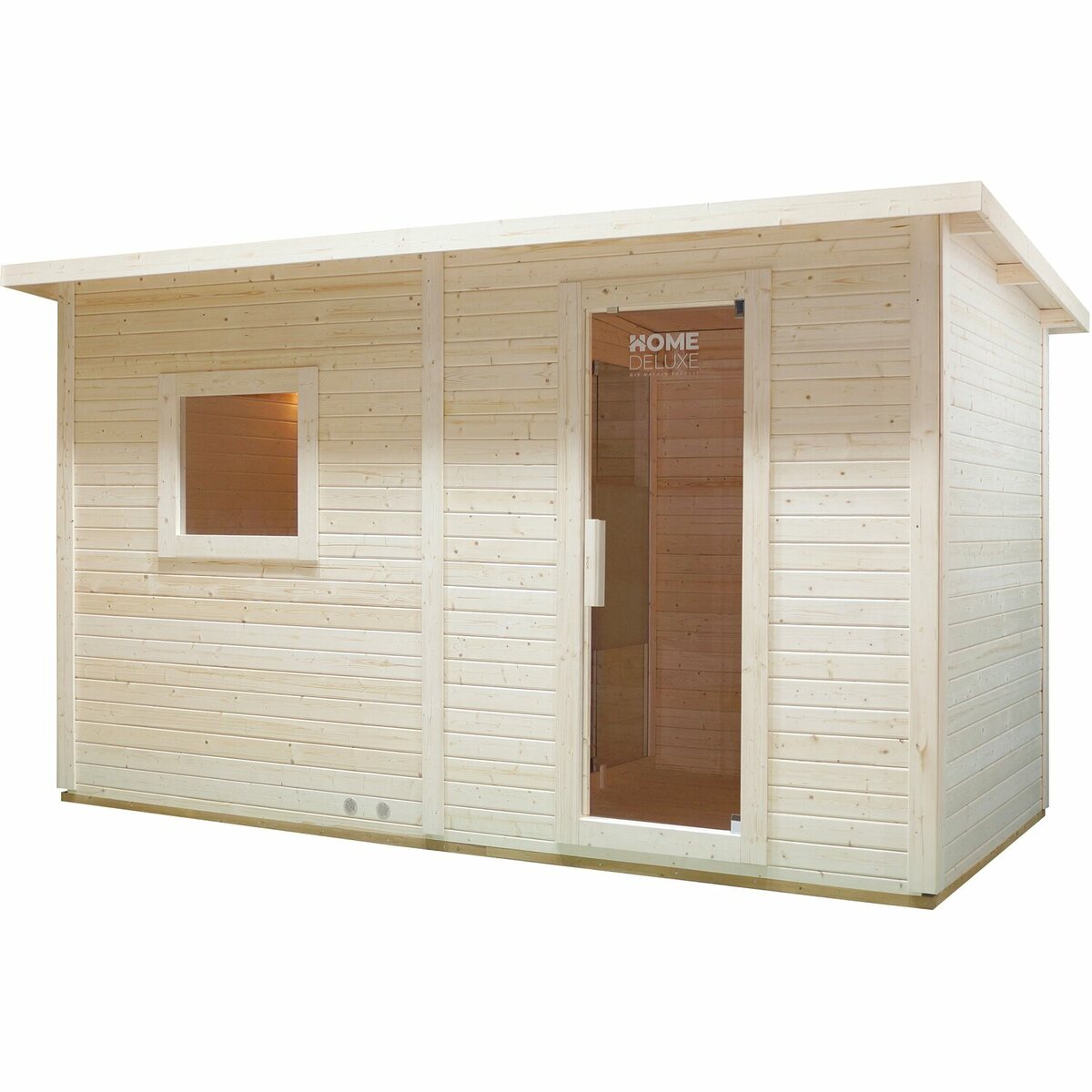 Bild 1 von Home Deluxe Saunahaus Talo XL Natur mit 8 kW Ofen