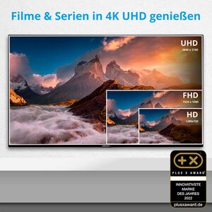 Medion® MD30075 LCD-LED Fernseher (108 cm/42.5 Zoll, 4K Ultra HD, Android TV, MD30075)