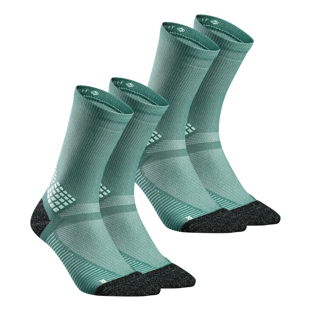 Bild 1 von Wandersocken hoch 2 Paar - Hike 500 türkis