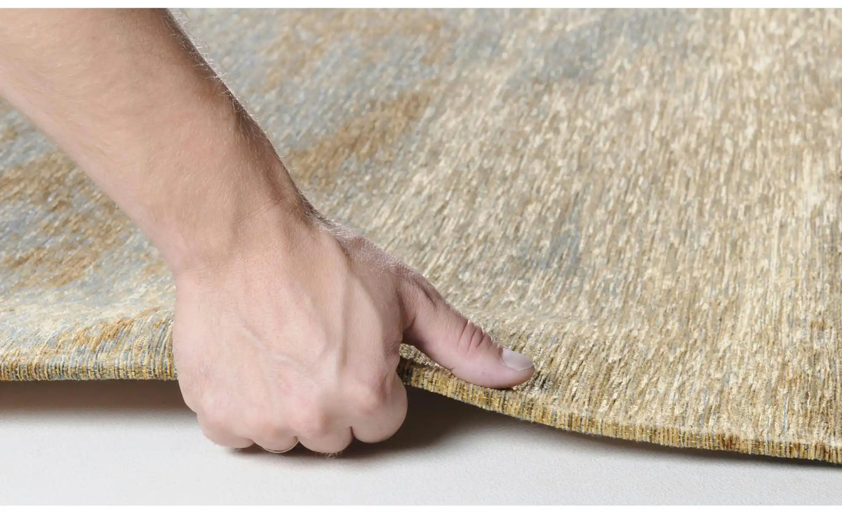 Bild 2 von Webteppich Heritage Cloud 140 cm 68 cm 68x140 cm Gold