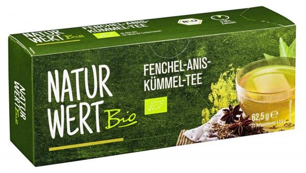 Bild 1 von NaturWert Bio Fenchel-Anis-Kümmel-Tee