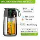 Bild 4 von Blockhütte Thermobehälter Edelstahl Thermobehälter für Essen mit Anti - Vakuum Deckel & Bürste, (mit naturborsten Flaschenbürste, mit Göffel), auslaufsicher, hitzebeständig, bruchsicher,