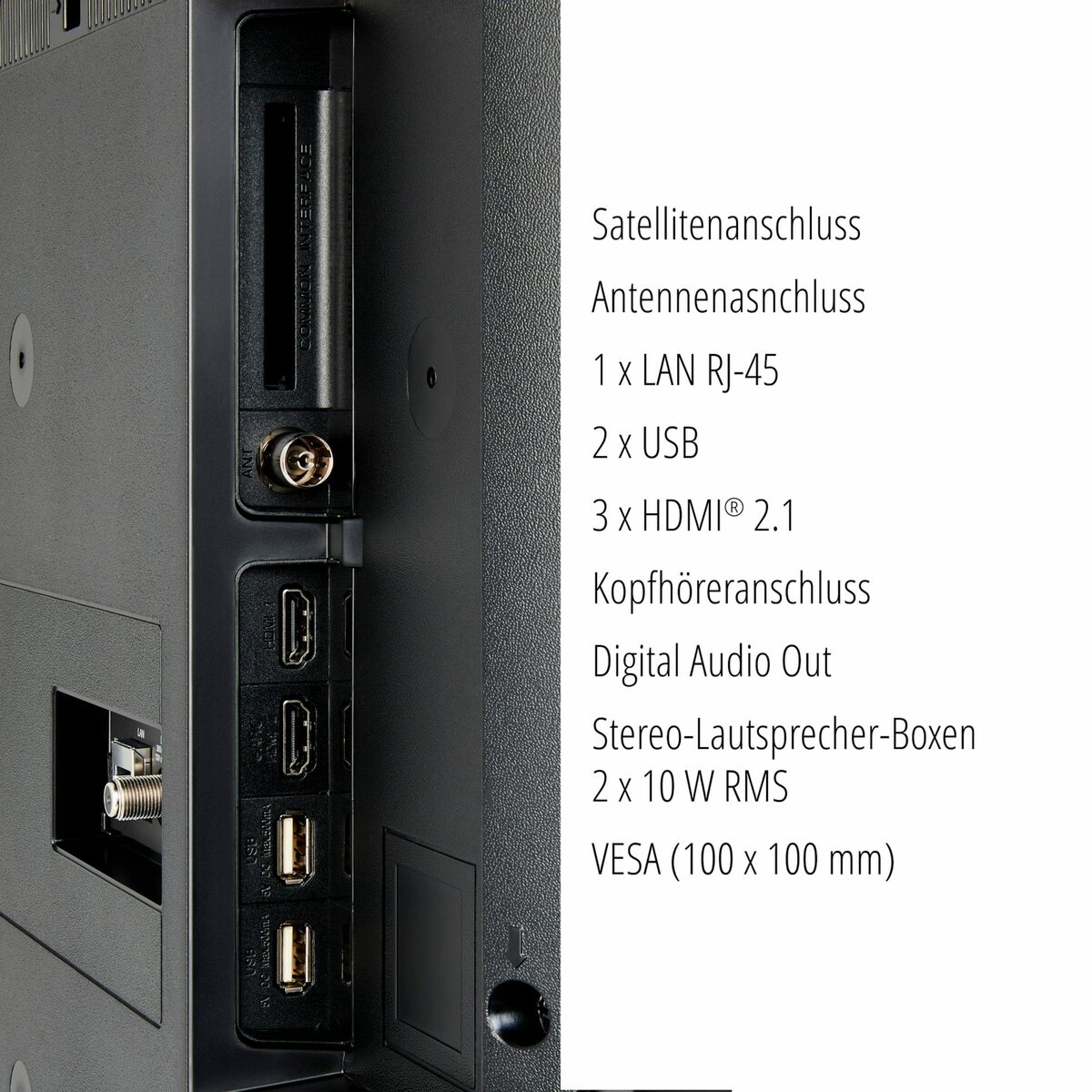 Bild 3 von Medion® MD30075 LCD-LED Fernseher (108 cm/42.5 Zoll, 4K Ultra HD, Android TV, MD30075)