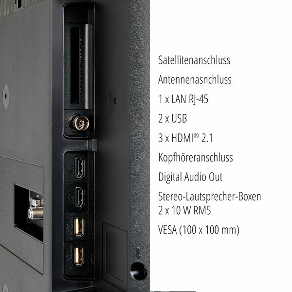 Bild 3 von Medion® MD30075 LCD-LED Fernseher (108 cm/42.5 Zoll, 4K Ultra HD, Android TV, MD30075)