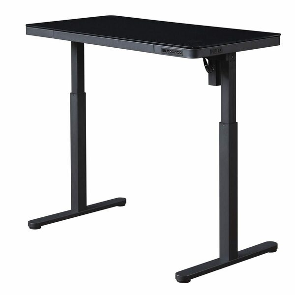 Bild 4 von KOWO Schreibtisch Glas Arbeitstisch Höhenverstellbar Elektrischer Bürotisch Home Office, Mobilo, Sitz- & Stehpult, 2-Fach-Teleskop, mit Memory-Steuerung