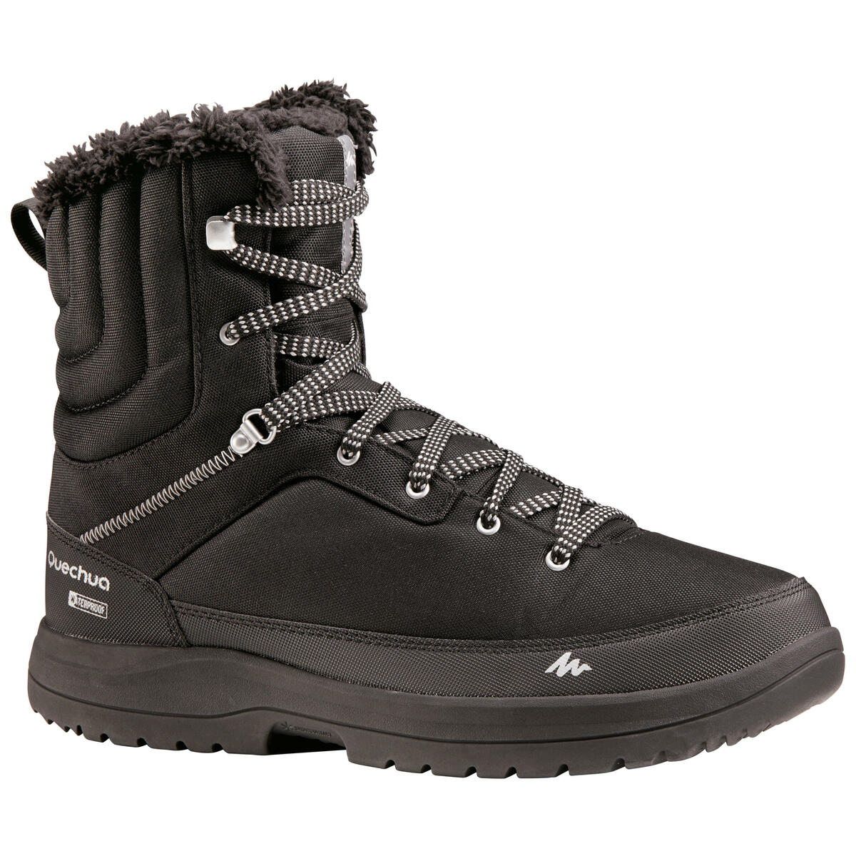 Bild 1 von Winterschuhe Herren hoch warm wasserdicht Winterwandern - SH100 schwarz