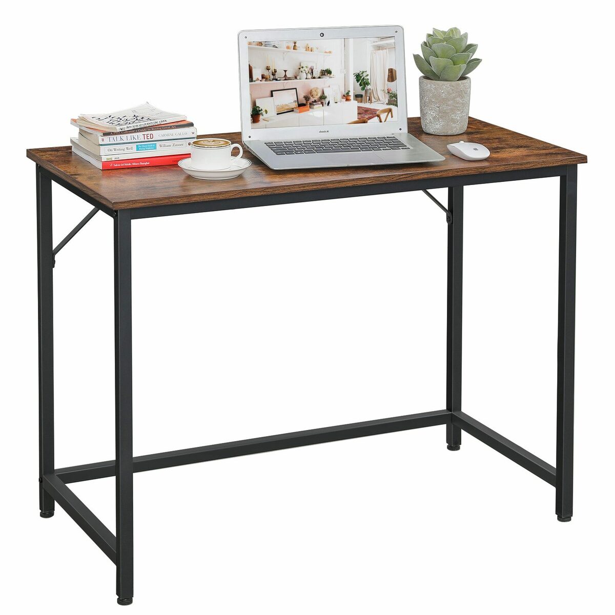 Bild 1 von VASAGLE Schreibtisch Computertisch, 80/100/120/140 cm, einfacher Aufbau