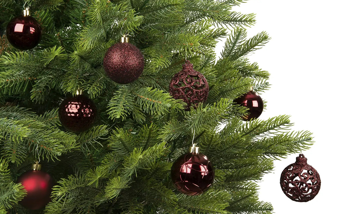 Bild 4 von Weihnachtsbaumkugel, 37er Set Rot