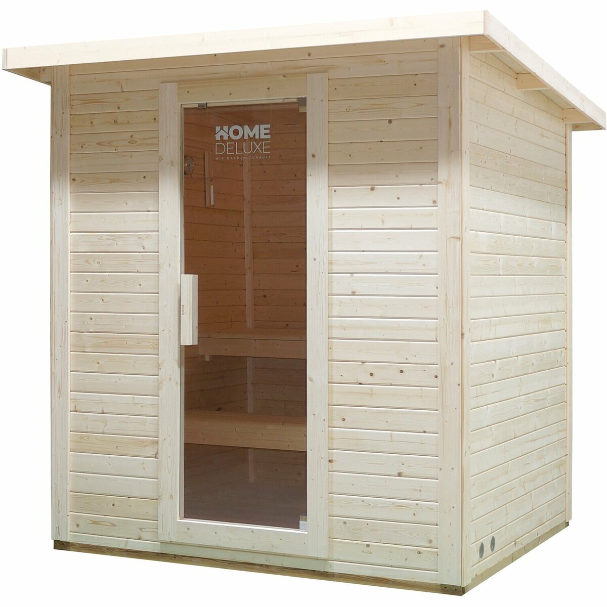 Bild 1 von Home Deluxe Saunahaus Talo L Natur mit 6 kW Ofen