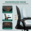 Bild 3 von Aiidoits Chefsessel Bürostuhl Ergonomischer Schreibtischstuhl, Drehstuhl, Umklappbare Armlehnen 90°,Bürostuhl 130Kg