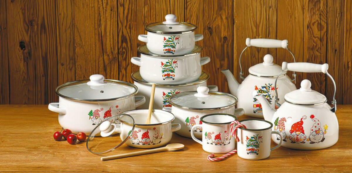 Bild 1 von Emaille-Küchenartikel, Becher, 500 ml