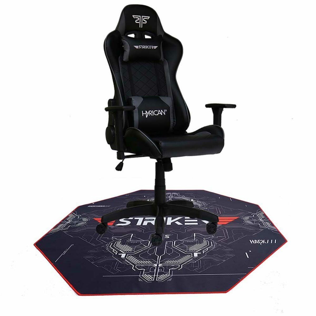 Bild 1 von Hyrican Gaming-Stuhl Striker Gaming-Stuhl "Comander" ergonomischer Gamingstuhl, 3D-Armlehnen