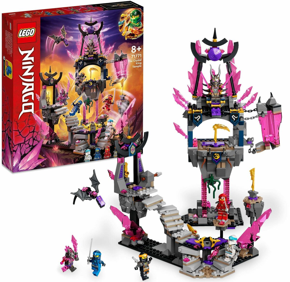 Bild 1 von LEGO® Konstruktionsspielsteine Der Tempel des Kristallkönigs (71771), LEGO® Ninjago, (703 St), Made in Europe