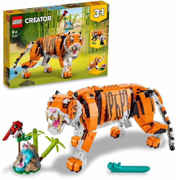 Bild 1 von LEGO® Konstruktionsspielsteine Majestätischer Tiger (31129), LEGO® Creator 3in1, (755 St)