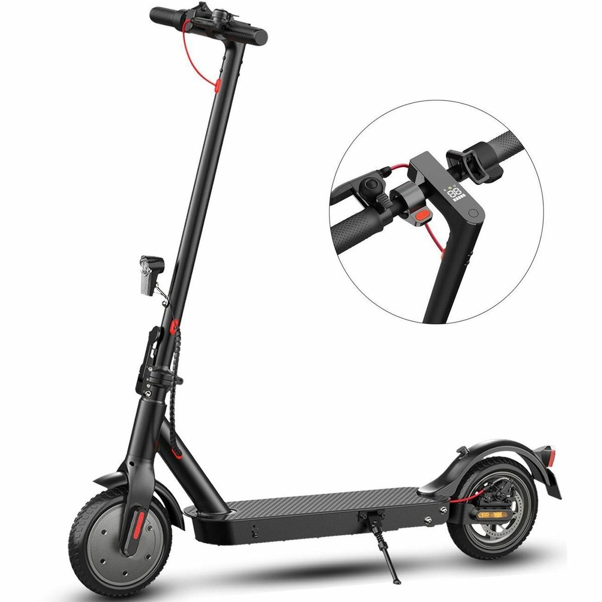 Bild 1 von oyajia Cityroller E-Scooter mit Straßenzulassung, Elektroscooter E9 Elektroroller, 350,00 W, klappbar, extra breiter Lenker, schnelle Lade Zeit,Belastung bis 120kg