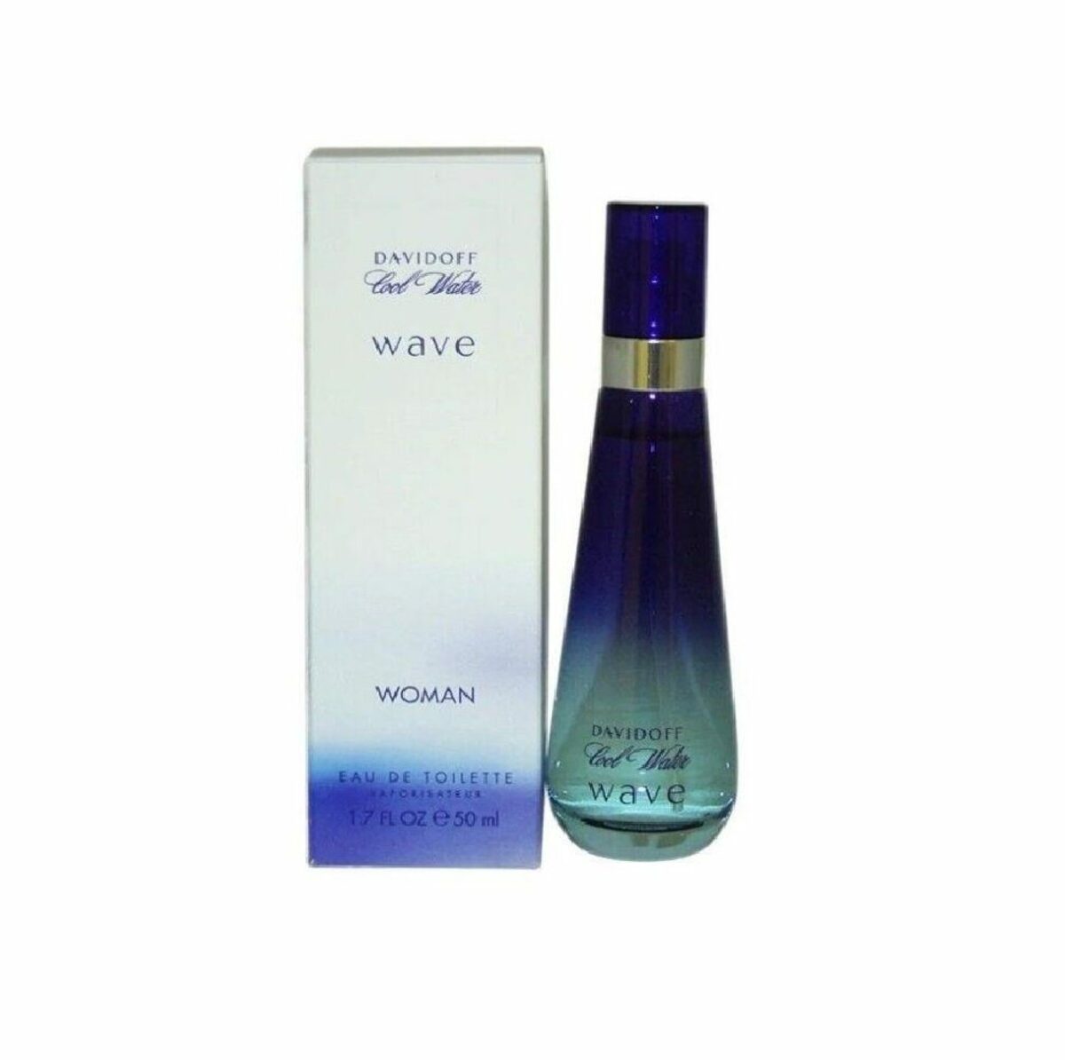 Bild 1 von DAVIDOFF Eau de Toilette Cool Water Wave EDT 50ml Damenduft Parfüm Frauen Duft, 1-tlg., Parfum sinnliches Frauenduft Duftspray woman verführerisch Geschenk