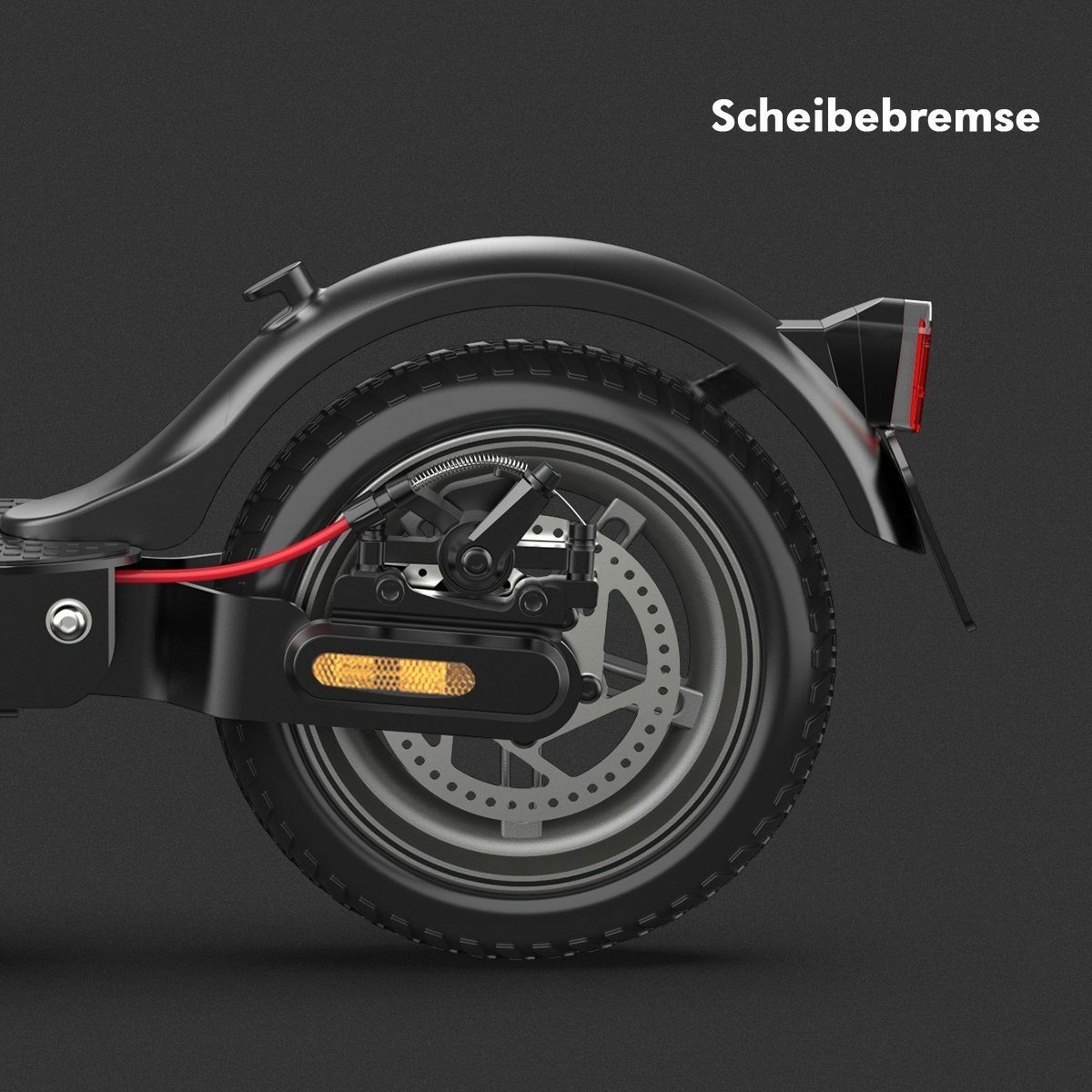 Bild 4 von oyajia Cityroller E-Scooter mit Straßenzulassung, Elektroscooter E9 Elektroroller, 350,00 W, klappbar, extra breiter Lenker, schnelle Lade Zeit,Belastung bis 120kg