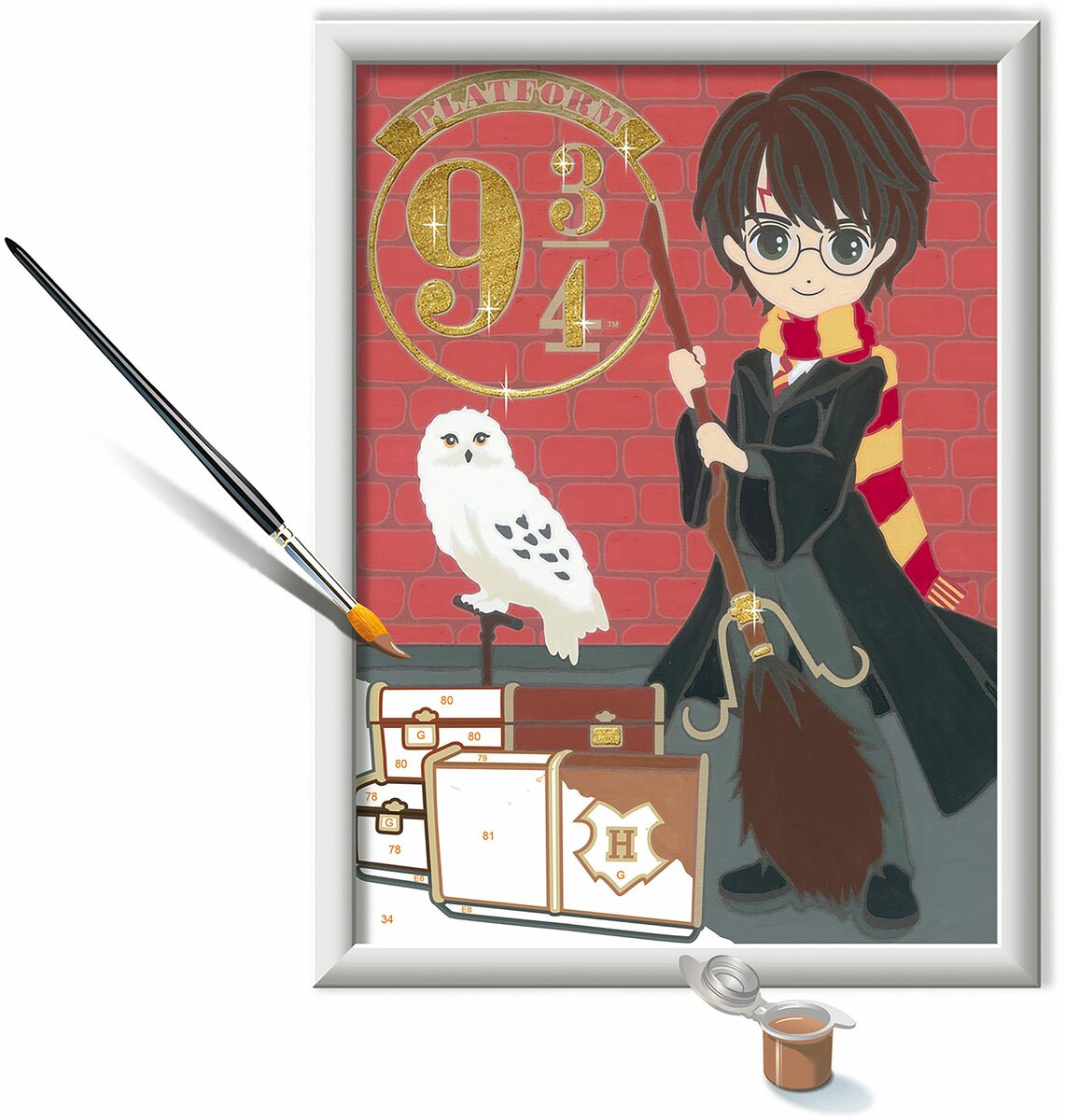 Bild 4 von Ravensburger Malen nach Zahlen Abfahrt nach Hogwarts, Made in Europe, FSC® - schützt Wald - weltweit