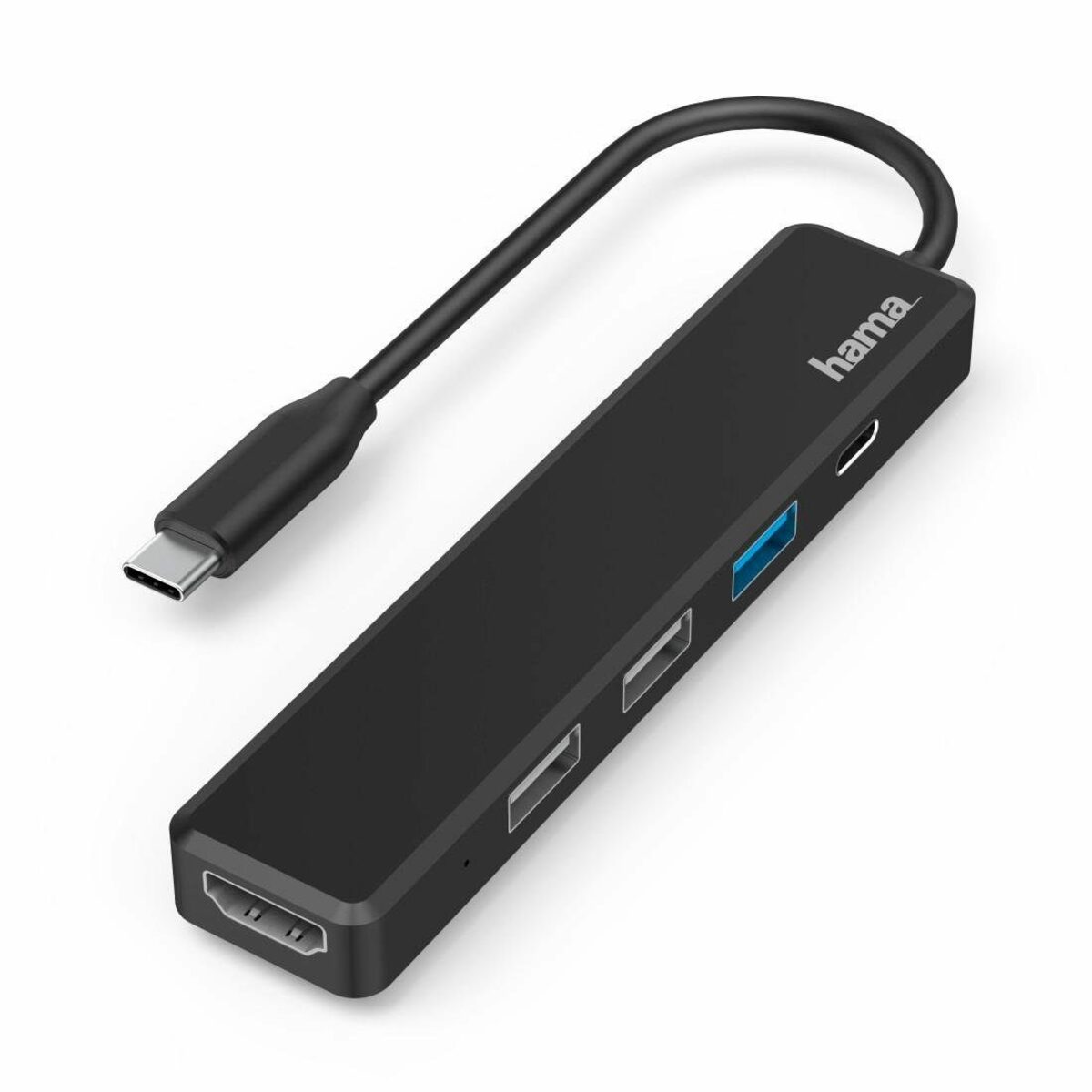 Bild 1 von Hama USB C Hub, Multiport, 5 Ports, 3x USB A, USB C, HDMI™ Adapter USB-C