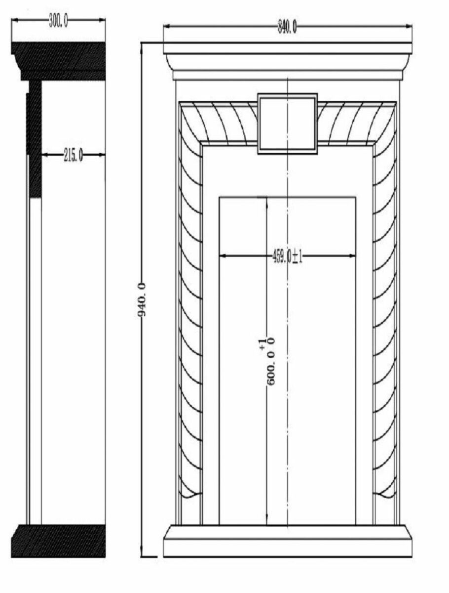 Bild 2 von Heathus Elektrokamin Norderstedt, bis 1500 W Heizleistung, regelbares Flammenbild, Fernbedienung, Timer