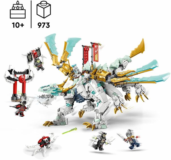 Bild 2 von LEGO® Konstruktionsspielsteine Zanes Eisdrache (71786), LEGO® NINJAGO, (973 St), Made in Europe