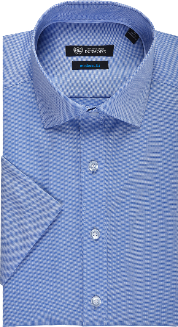Bild 1 von Dunmore Hemd, Kurzarm, Modern Fit, für Herren, blau, 38