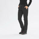 Bild 1 von Wanderhose Damen warm wasserabweisend Winterwandern - SH500 Mountain schwarz