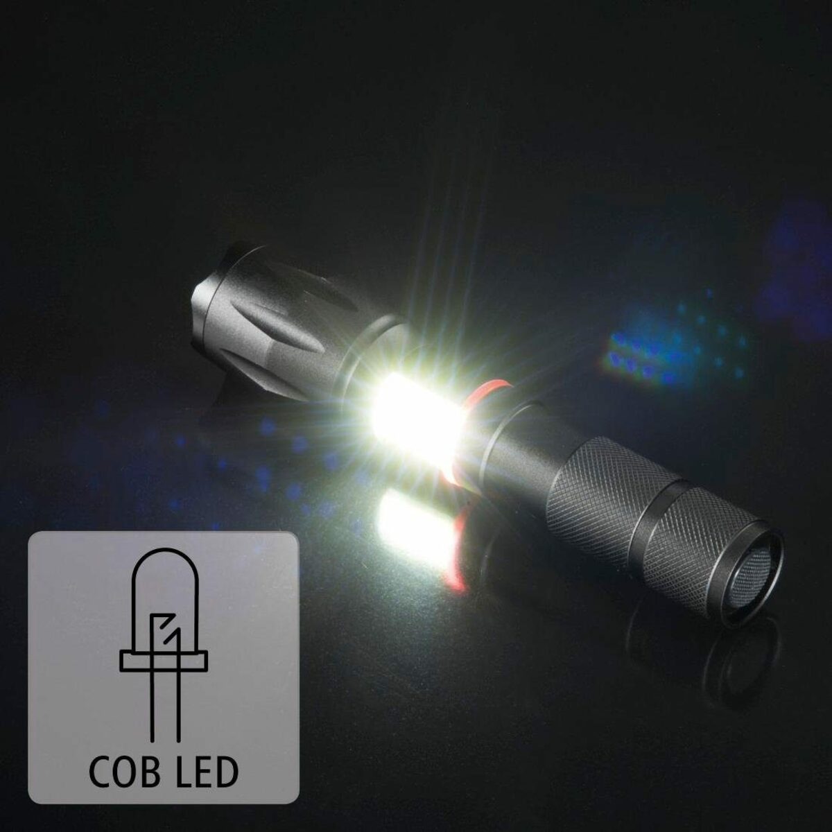 Bild 4 von Hama LED Taschenlampe LED-Taschenlampe "Solid Pro", 200 Lumen, 5 W, - LED-Farbe: Weiß - Durchmesser: 3,5 cm - Batterietyp: AAA Micro