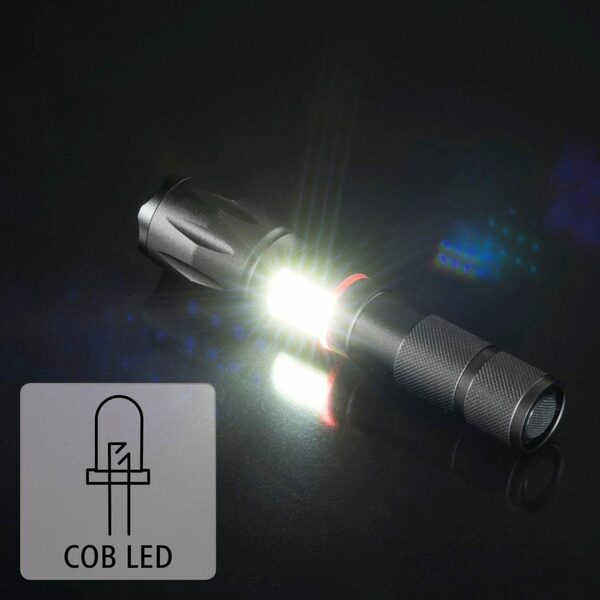 Bild 4 von Hama LED Taschenlampe LED-Taschenlampe "Solid Pro", 200 Lumen, 5 W, - LED-Farbe: Weiß - Durchmesser: 3,5 cm - Batterietyp: AAA Micro