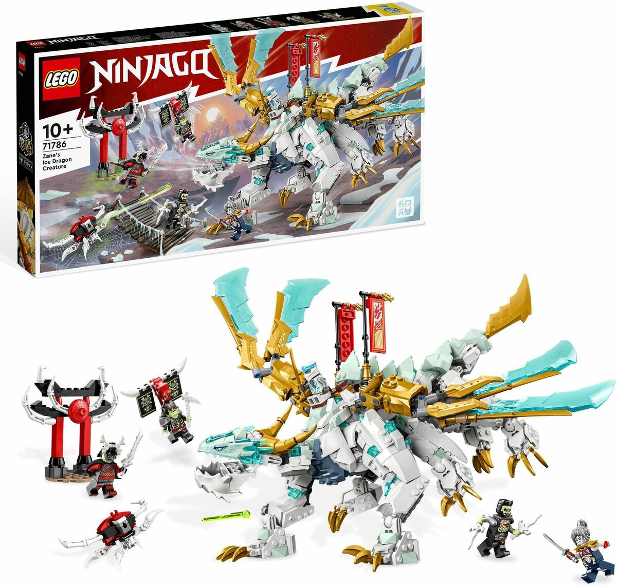 Bild 1 von LEGO® Konstruktionsspielsteine Zanes Eisdrache (71786), LEGO® NINJAGO, (973 St), Made in Europe