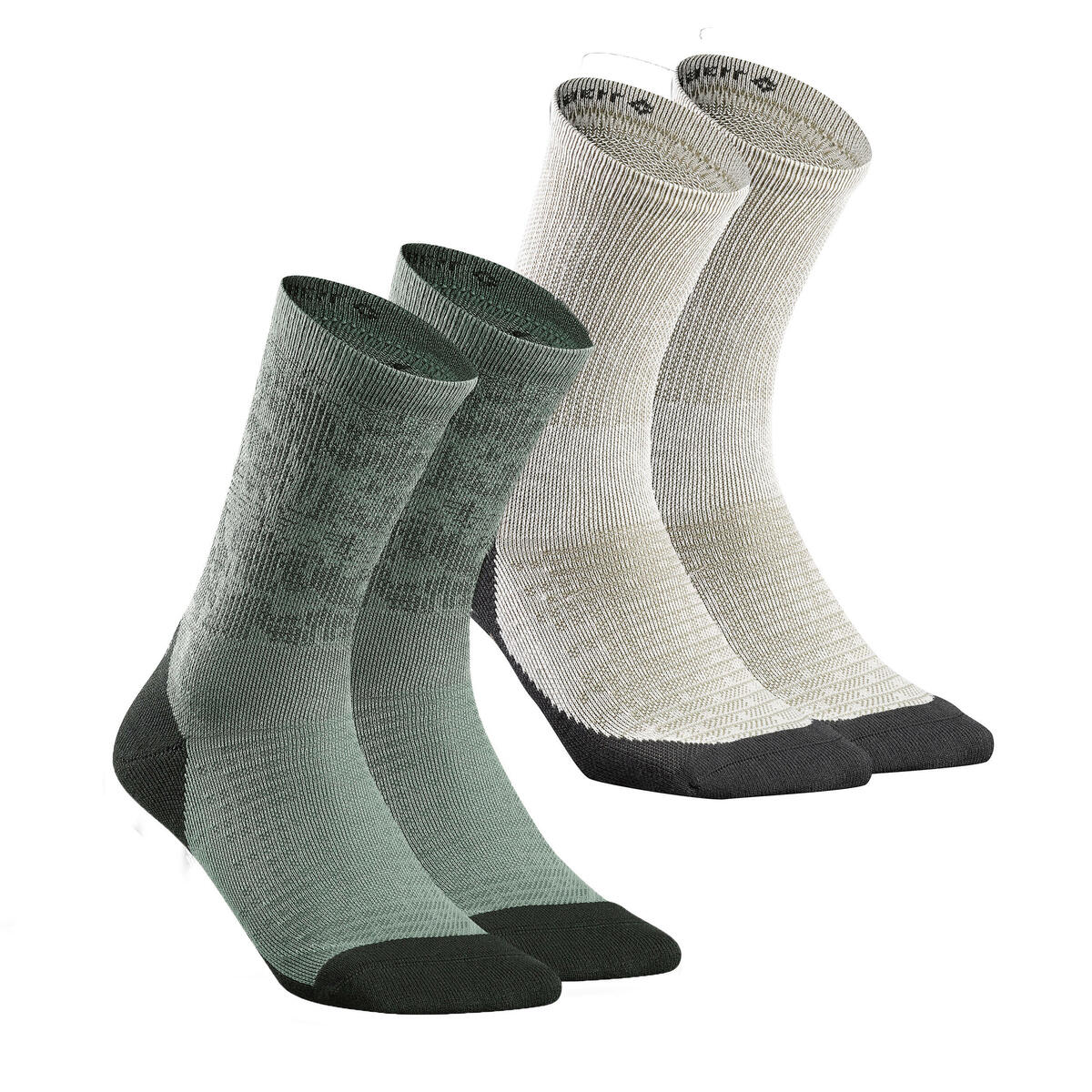 Bild 1 von Wandersocken hoch - Hike 100 - 2 Paar grau/beige