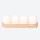 Bild 1 von Diana Candles Stumpenkerzen in unterschiedlichen Farben, ca. 7x5cm, 4er-Set