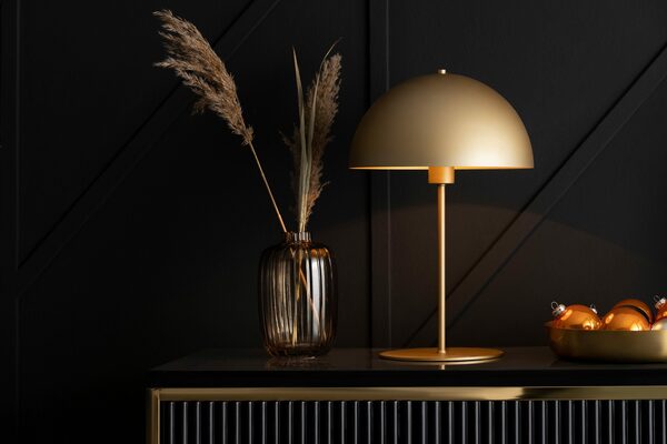 Bild 2 von Leonique Tischvase Ellaoise (1 St), aus Glas, mit Schliff im schönen Braunton