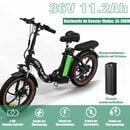 Bild 2 von RCB E-Bike RK6S 20 ZOLL, 7 Gang Shimano, 250W Heckmotor, 20" E-bike E-fahrrad Elektrofahrrad klapprad max.90km