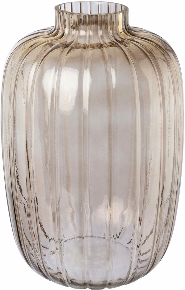 Bild 1 von Leonique Tischvase Ellaoise (1 St), aus Glas, mit Schliff im schönen Braunton