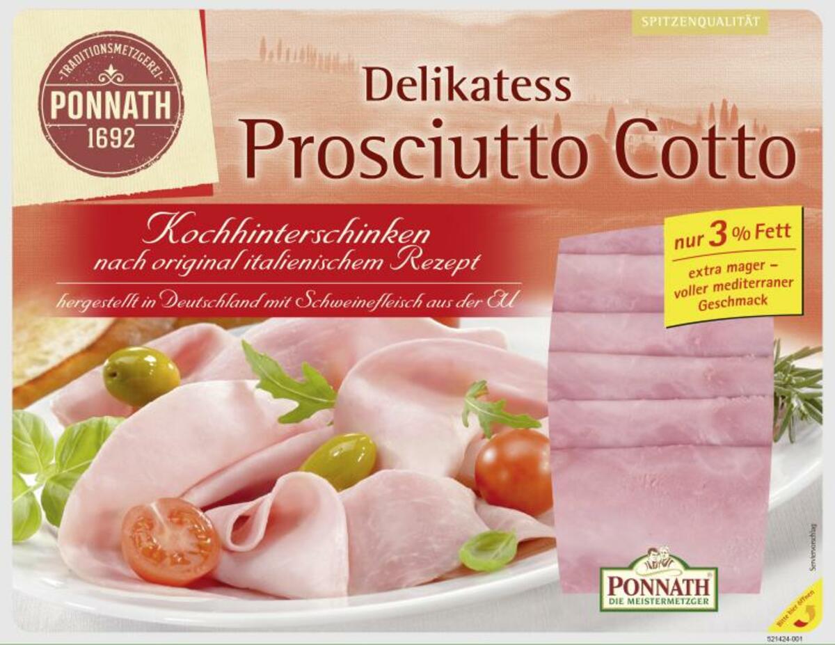 Bild 1 von Ponnath Delikatess Prosciutto Cotto Kochhinterschinken