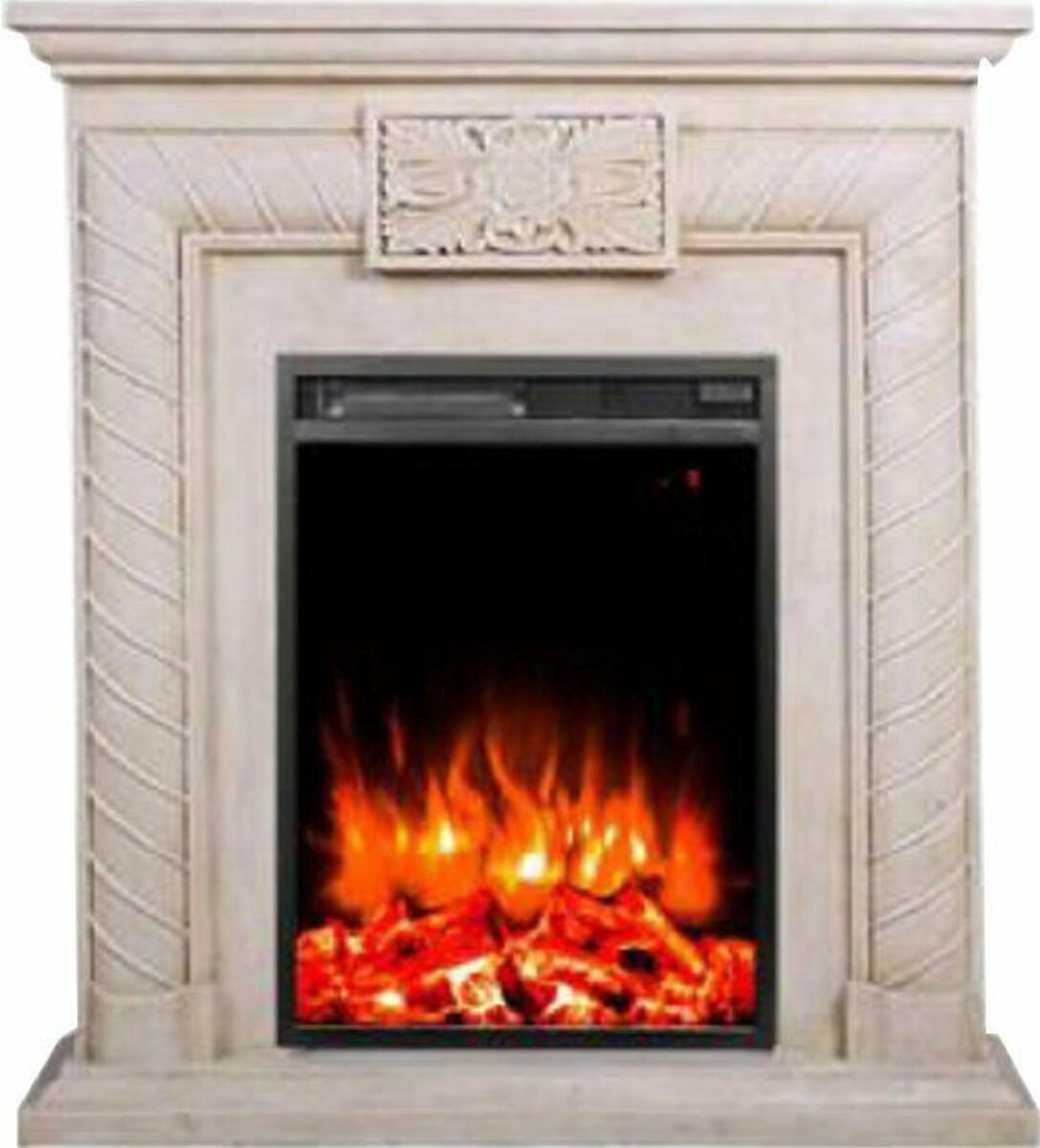 Bild 1 von Heathus Elektrokamin Norderstedt, bis 1500 W Heizleistung, regelbares Flammenbild, Fernbedienung, Timer