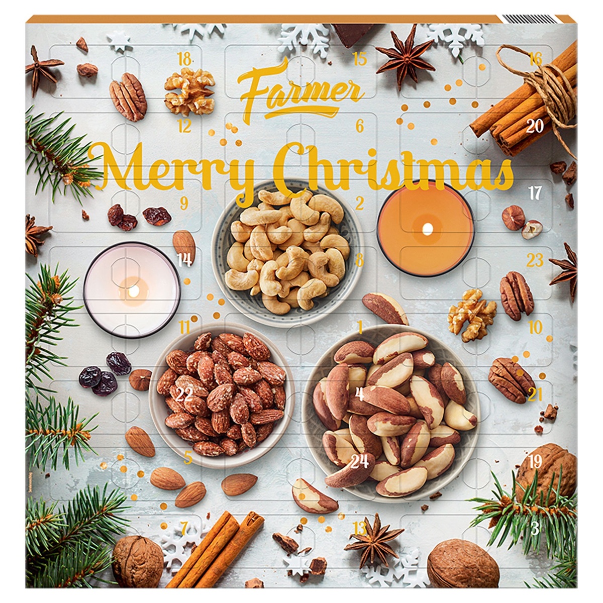 Bild 1 von FARMER Nuss-Adventskalender 490 g